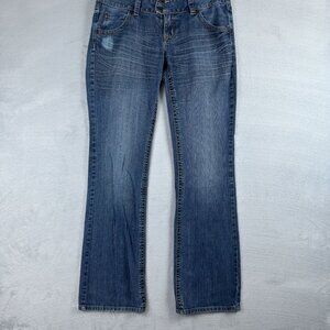 G By Guess Claudia Bootcut Jeans Womens Size W33 Low Rise Blue Medium Wash